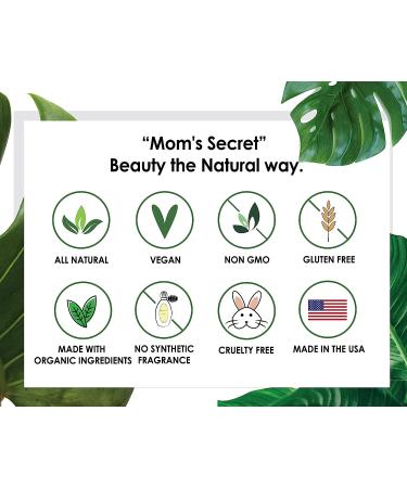 Mom's Secret Organic Vegan Lipstick | Gluten-Free & Cruelty-Free | Made in USA (Hibiscus) | 0.15 oz - Buy Online on GoSupps.com