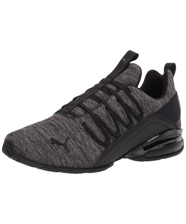PUMA Men's Axelion Spark Sneaker 13 Multi Black-castlerock