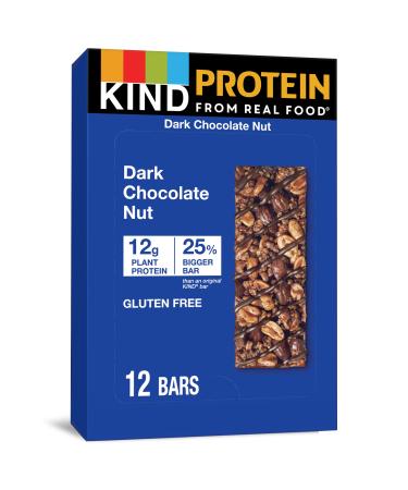 KIND Bars Protein Bars Double Dark Chocolate Nut 12 Bars 1.76 oz (50 g) Each