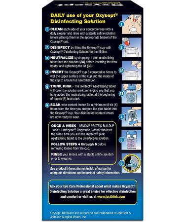 Oxysept Disinfecting Solution Neutralizer Ultracare Formula 12 oz. (1 count) - Effective Disinfection Solution - Buy Online on GoSupps.com