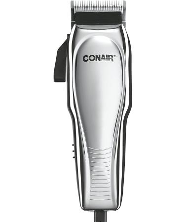 Conair Custom Cut 21-Piece Hair Clipper Chrome - Professional Grade Clippers for Perfect Haircuts - Buy Online on GoSupps.com