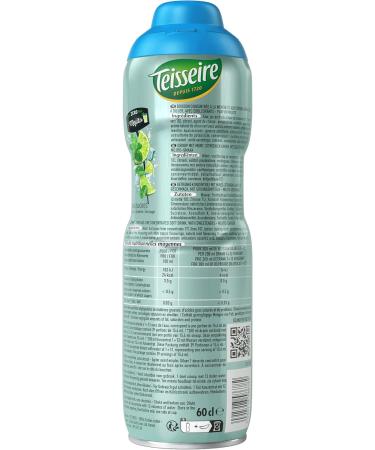 Teisseire Zero Sugar Mojito Flavour Syrup for Alcohol-free Cocktail and Cocktails Refreshing Drink Bottle 6 x 60 cl - Buy Online on GoSupps.com