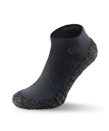 Skinners Comfort 2.0 |Unisex minimalist barefoot shoes for women & men |Minimalist Barefoot Socks/Shoes for Men & Women Large far anthracite