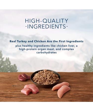 Blue Buffalo Wilderness Senior Wet Dog Food 12.5 oz (Pack of 12) - Turkey & Chicken - Buy Online on GoSupps.com