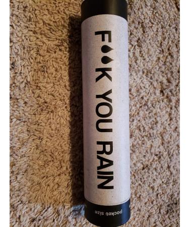 Sun-Mall Black Middle Finger Compact Folding Golf Travel Umbrella with Case - Windproof and Reverse Design for Gifts - Buy Online on GoSupps.com