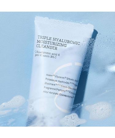 Cosrx Hydrium Triple Hyaluronic Moisture Cleanser 5.07 fl oz - Hydrating Facial Cleanser - Buy Online on GoSupps.com