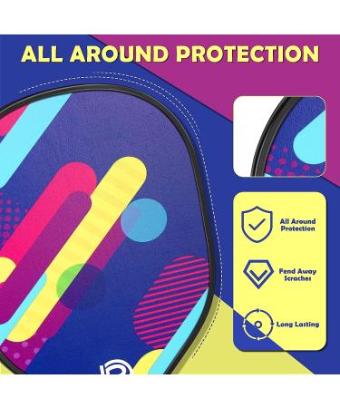 DULCE DOM Pickleball Paddles Set - USAPA Approved, Fiberglass Surface Racket with Balls & Bag, Ideal Training Equipment for Men & Women - Buy Online on GoSupps.com