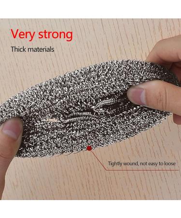 Stainless Steel Scrubber Cleaning Ball Scouring Ball for Pot Cleaner KitcheCleaning Tool for Kitchens Bathroom and More Kitchenware - Buy Online on GoSupps.com