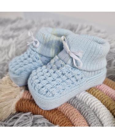 Royal Icon Baby Booties 0-3 Months Blue - Soft & Stylish Newborn Slippers for Boys and Girls - Ri403 Ri1045 - Buy Online on GoSupps.com
