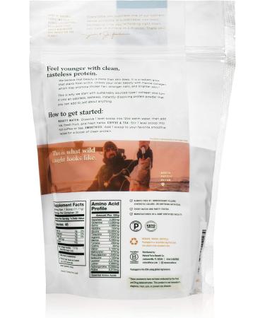 Natural Force Grass Fed Organic Whey Protein Powder Unflavored - 16 oz Organic Clean Collagen Peptides Powder Unflavored 32oz - Buy Online on GoSupps.com