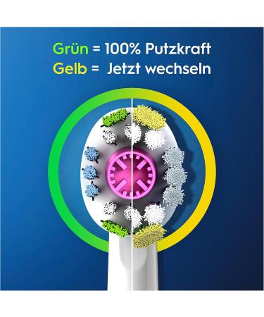 Oral-B 3D White Plug-In Brushes | 12 Brightening Tooth Cleaning Attachments | Compatible with Oral-B Toothbrushes - Buy Online on GoSupps.com