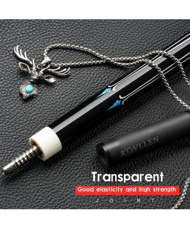 KONLLEN Carbon Fiber Pool Cue Stick Professional Cues (Full Carbon Technology Low Deflection Billiard Cue Stick 12.5mm 147cm) jf-carbon - Buy Online on GoSupps.com