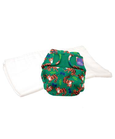 Bambino Mio mioduo two-piece reusable nappy tiger tango size 1 ( 9kgs) Tiger Tango Size 1 (&lt 9Kgs)