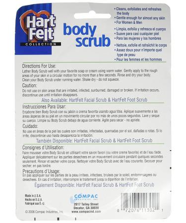 HartFelt Skin Care Bundle - 2 Facial Scrub Sponges & 2 Body Scrub Sponges - Buy Online on GoSupps.com