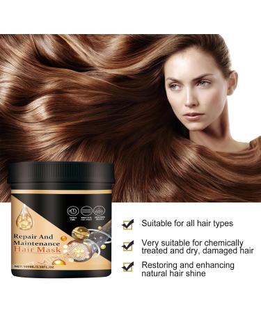 STRAIGHT Nourishing and repairing hair mask 100 ml hair mask for indepth repair moisturizing and restorative leavein conditioner cream moisturizing hair mask for dry and durable hair - Buy Online on GoSupps.com