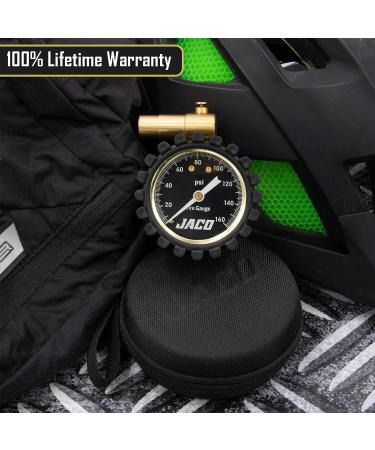 JACO RDX-160 Presta Tire Pressure Gauge for Bikes - 10-160 PSI | Road Bike & BMX Series - Buy Online on GoSupps.com
