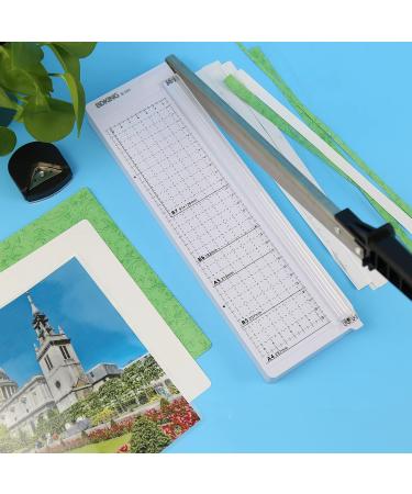 BDKING Paper Trimmer A4 Guillotine Paper Cutter Gridded Photo Trimmer Guillotine Craft Machine with Trimmer Corner Rounder-12 Inch Blade  10 Sheet Capacity - Buy Online on GoSupps.com