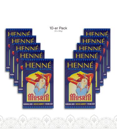 Natural Henna Powder - 900g Henna Hair Dye | Fiery Red | Pure Natural Hair Color - Pellear Masria - Buy Online on GoSupps.com