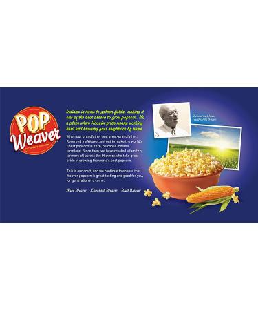 Pop Weaver Extra Butter Microwave Popcorn - 22 Bags | Gourmet Snack - Buy Online on GoSupps.com