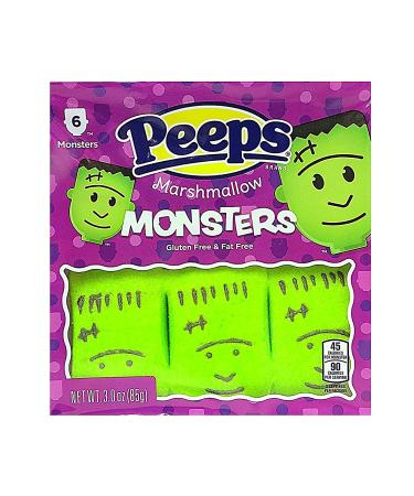 Halloween Marshmallow Monster Peeps Candy  3 3/8 Ounce 3.35 Ounce (Pack of 1) - Buy Online on GoSupps.com