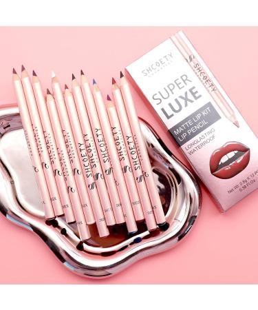 12 Colors Matte Lip Liner & Lipstick Combo - Long Lasting Waterproof High Pigmentation Ultra Fine Texture for Perfect Lips - Buy Online on GoSupps.com