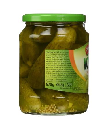 Hengstenberg Knax Mild-Sweet Gherkins - 360g | Premium International Shipping - Buy Online on GoSupps.com