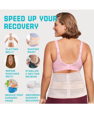 Postpartum Belly Band - Support Belt for C-Section Recovery & Waist Shaping | Best Abdominal Binder for Post Surgery - Buy Online on GoSupps.com