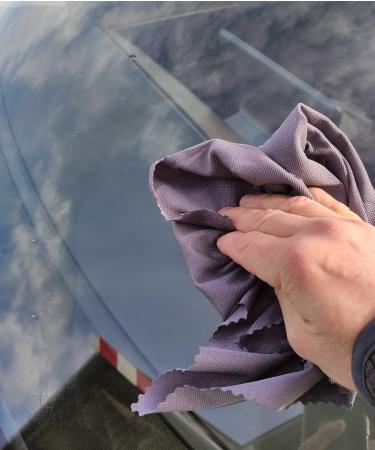 facilia microfiber window cloth for streak-free cleaning ideal for windows cars mirrors and high-gloss surfaces