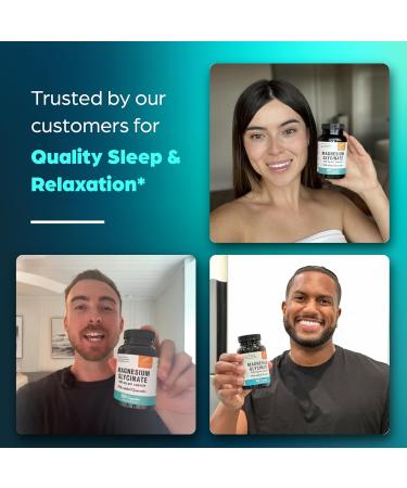Magnesium Glycinate 400mg High Absorption Capsules with Quercetin | Quality Sleep Relaxation & Muscle Health Supplement for Women and Men | Chelated Magnesium 120 Count (Pack of 1) | Easy to Swallow - Buy Online on GoSupps.com