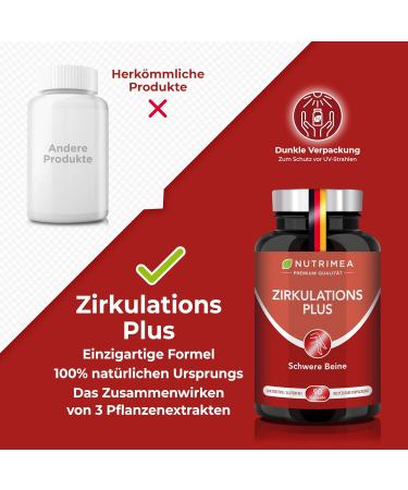 CIRCULATION PLUS NUTRIMEA - Heart & Blood Vessel Support with Vitamin B3 | International Shipping Available - Buy Online on GoSupps.com
