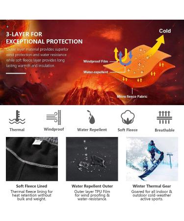 Womens Waterproof Soft Shell Fleece Lined Snow Pants | XS Black | Ideal for Skiing, Hiking & Winter Outdoor Activities - Buy Online on GoSupps.com