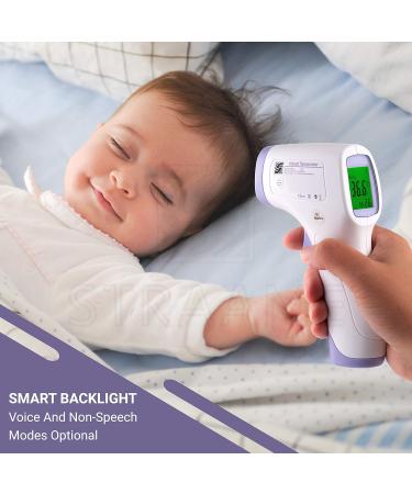Straame No Touch Infrared Forehead Thermometer - Baby & Adult | Indoor/Outdoor Use | Instant Read | Fever Medical Digital Body | Set of 2 - Buy Online on GoSupps.com