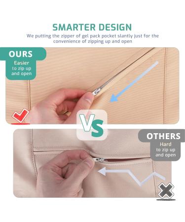 Reusable Castor Oil Packs - 2 Piece Adjustable Stomach & Liver Detox Pack for Postnatal Care - Buy Online on GoSupps.com