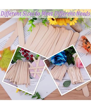 BQTQ Wooden Spatula Set - 260 Pieces for Hair Removal | Waxing Sticks & Mouth Spatulas in 4 Styles - Ideal for Home & Salon Use - Buy Online on GoSupps.com