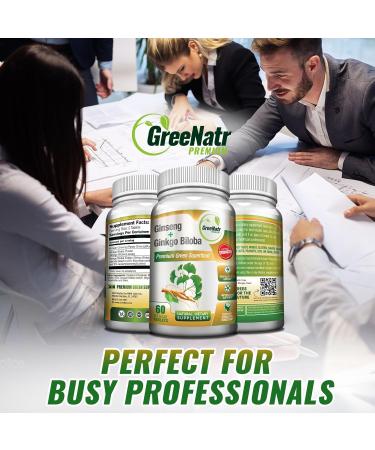 GreeNatr Korean Red Ginseng Root and Ginkgo Biloba and 7 in 1 Immune Support Supplement with Vitamin C, Vitamin D3, Zinc 50mg, Quercetin - Buy Online on GoSupps.com