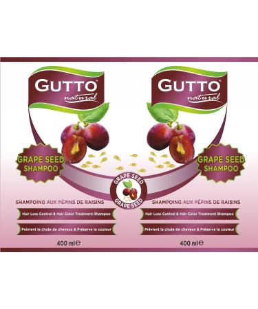 Gutto Natural Gutto shampoo with grape grains prevents hair loss and preserves color - Buy Online on GoSupps.com