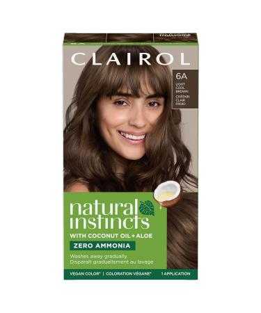 Clairol Natural Instincts Demi-Permanent Hair Dye  6A Light Cool Brown Hair Color  Pack of 1 6A Light Cool Brown 5.85 Fl Oz (Pack of 1) - Buy Online on GoSupps.com