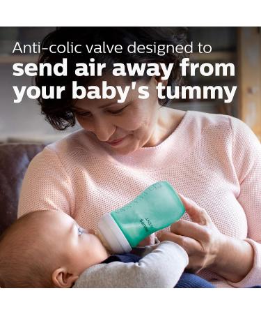 Philips AVENT Natural Baby Bottle with Responsive Nipple Teal Gift Set - SCD837/02 - Buy Online on GoSupps.com