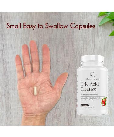 Uric Acid Cleanse Supports Kidney Liver Gallbladder & Urinary Tract Health Advanced Herbal Formula - 60 Capsules 60 Count (Pack of 1) - Buy Online on GoSupps.com