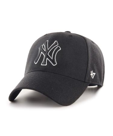 '47 New York Yankees Adjustable Cap MLB One Size Yankees-Black-White