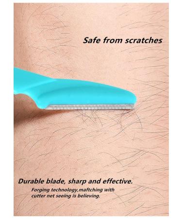 12-Piece Eyebrow Razors Set | Women's & Men's Face Shaver with Precision Coverage (Green Pink Yellow) - International Shipping Available - Buy Online on GoSupps.com