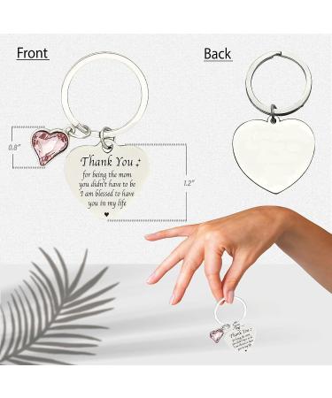 MALLAbyLAMMA Stepmom Gift Set: Compact Mirror & Keychain - Bonus Mom Birthday, Mother's Day, Christmas - Buy Online on GoSupps.com