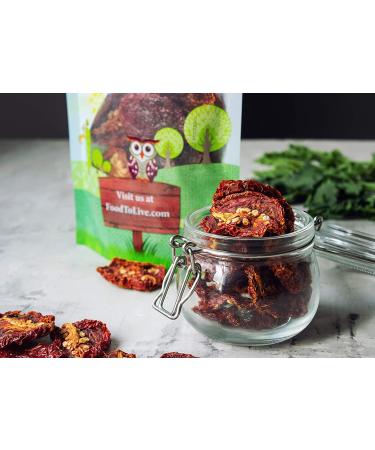Organic Sun-Dried Tomatoes 2 Pounds - Non-GMO, Kosher, Raw, Vegan - Bulk 2 Pound Pack - Unsulfured & Salted - Buy Online on GoSupps.com
