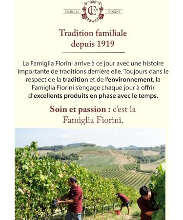 Famiglia Fiorini Balsamic Vinegar of Modena I.G.P. Monovarietal Trebbiano Full-bodied and Delicious 100% Italian Grapes Ideal for Red Meats Fish and Shellfish Fruit 250 ml - Buy Online on GoSupps.com