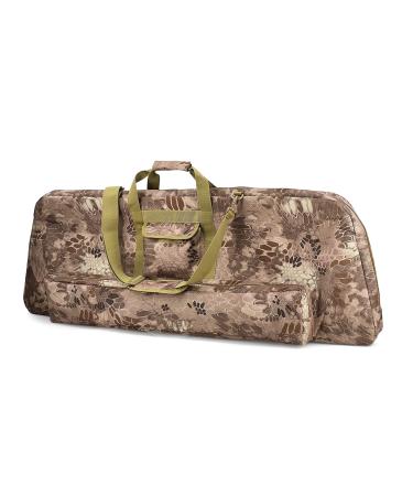 Silfrae Compound Bow Case Soft Bow Case Compound Bow Carry Bag L Camo Brown