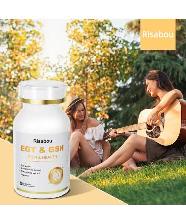 L-Ergothioneine with Iron Supplement for Women | Skin Care Brain Immune Cognitive Support Extract as Yeast Crystal Tomato Pomegranate Holy Blackberry and Inositol Elastin Vitamin E | 30 Caps 1 Bottle - Buy Online on GoSupps.com