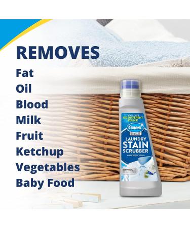 Carbona Laundry Stain Scrubber 3 Pack | Bio-Enzyme Stain Remover | Eliminates Various Food & Baby Stains | 8.4 Fl Oz (Pack of 3) - Buy Online on GoSupps.com