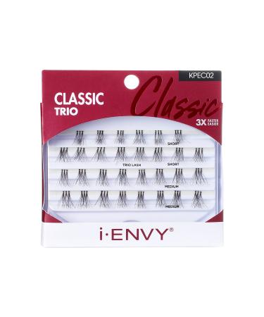 i-ENVY by KISS Trio Lash Classic Medium 30 Lashes Natural Style 3X Faster Easier Application Trio Medium - Buy Online on GoSupps.com