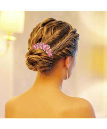 Beaupretty Rhinestone Comb Flower Fairy Jewelry Wedding Hair Comb Clip Bride Hair Accessory - Buy Online on GoSupps.com