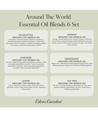 Edens Garden Essential Oil Set - 100% Pure Aromatherapy | 6 Essential Oils for Diffuser & Therapeutic Use - International Shipping Available - Buy Online on GoSupps.com